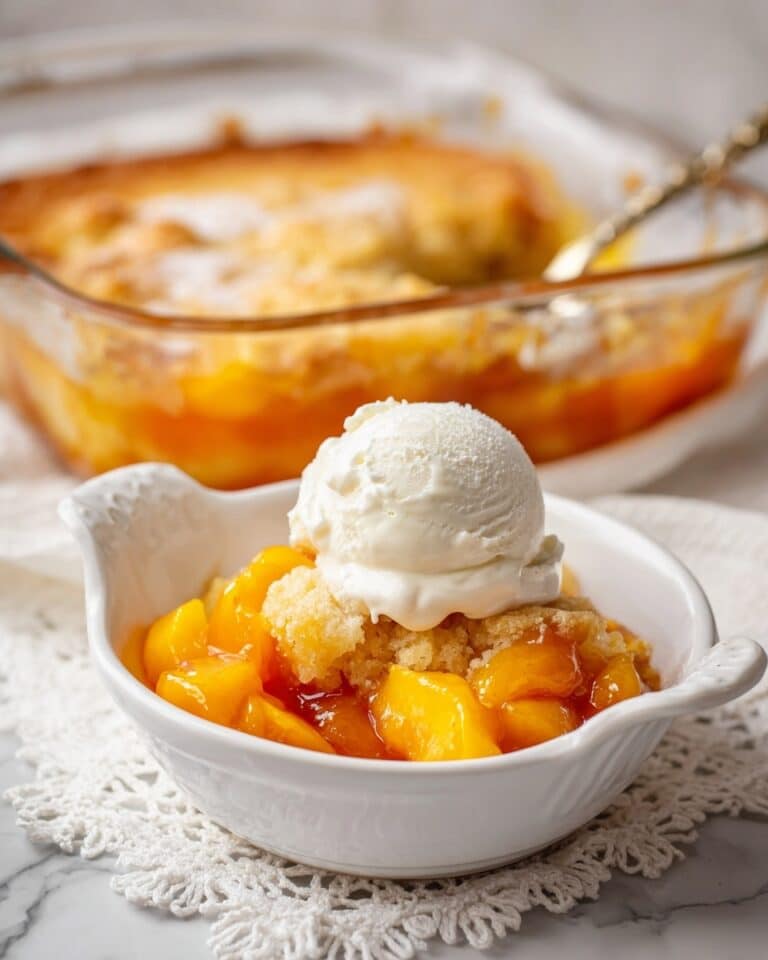 Fresh Peach Cobbler Recipe