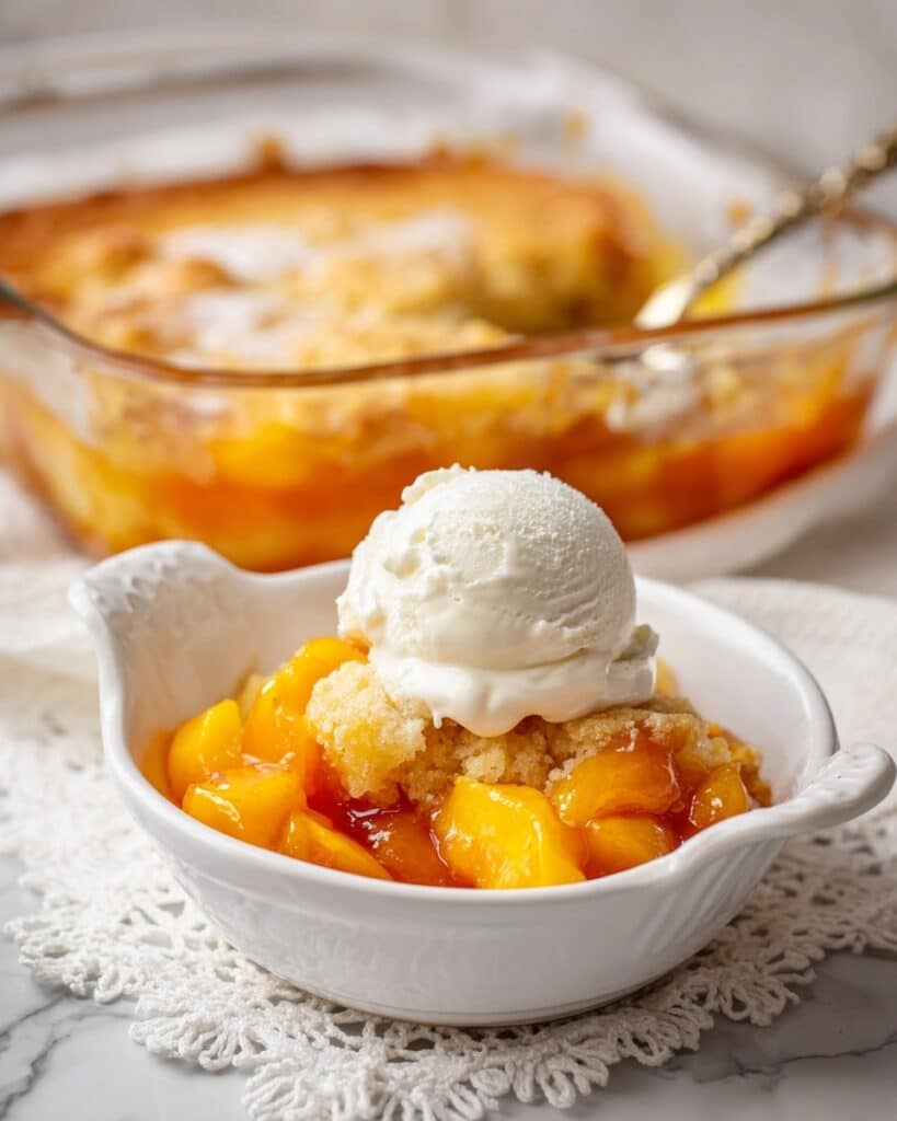 Fresh Peach Cobbler Recipe
