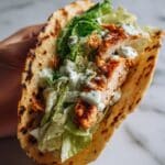 Crispy Chicken Caesar Salad Tacos Recipe