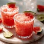 Watermelon Margaritas (Just Three Ingredients!) Recipe