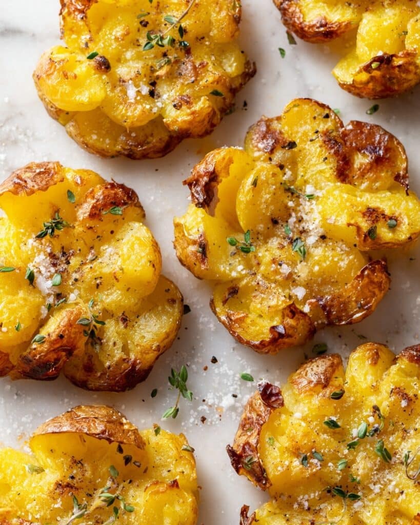 Ultra Crispy Smashed Potatoes Recipe