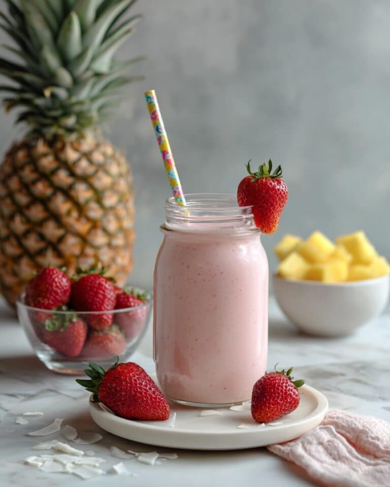 Strawberry Piña Colada Smoothie Recipe