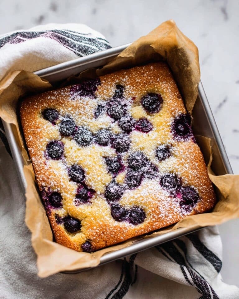 Blueberry Muffin Snacking Cake Recipe
