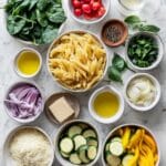 Pasta Primavera with Lemon Parmesan Sauce Recipe