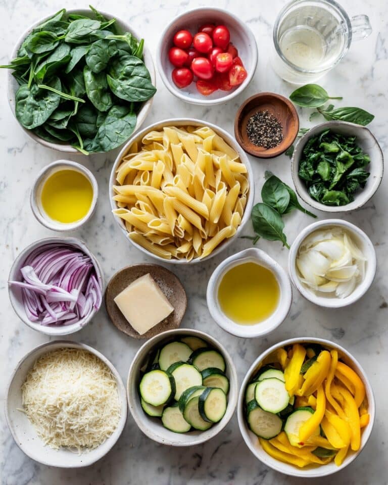 Pasta Primavera with Lemon Parmesan Sauce Recipe