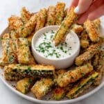 Baked Zucchini Fries with Lemon-Garlic Aioli Recipe