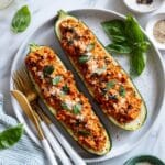 Turkey Zucchini Boats Recipe