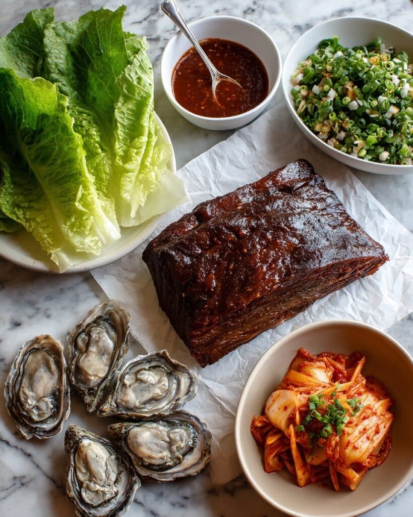 Momofuku Bossam (Korean Slow Cooked Pork Shoulder Roast) Recipe