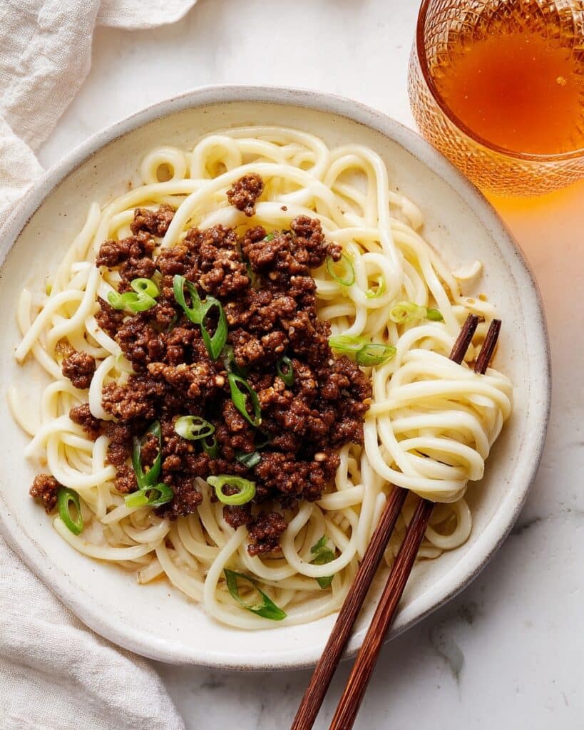 Creamy Mapo Tofu Udon Recipe
