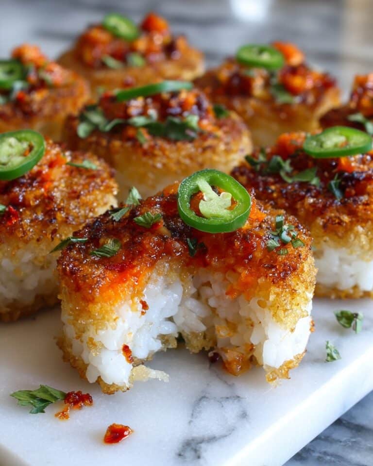 Crispy Rice with Spicy Tuna and Eel Sauce Recipe