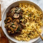 Slow Cooker Salisbury Steaks with Mushrooms and Onion Gravy Recipe