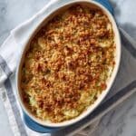 Cheesy Baked Cabbage Casserole with Parmesan and Breadcrumb Topping Recipe