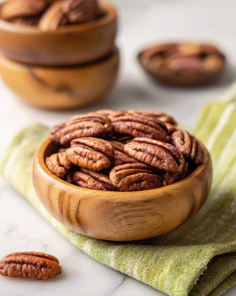 Air Fryer Roasted Pecans Recipe