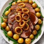 Traditional Zwiebelrostbraten (German Onion Beef Roast) Recipe