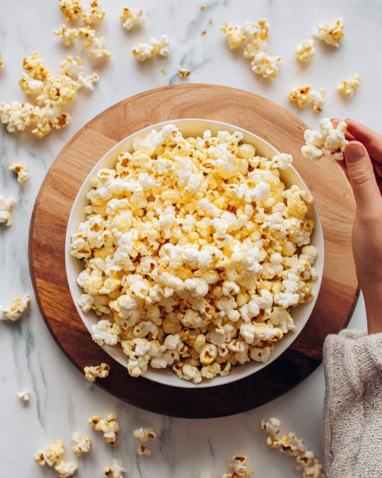 Easy Cheesy Vegan Popcorn Recipe
