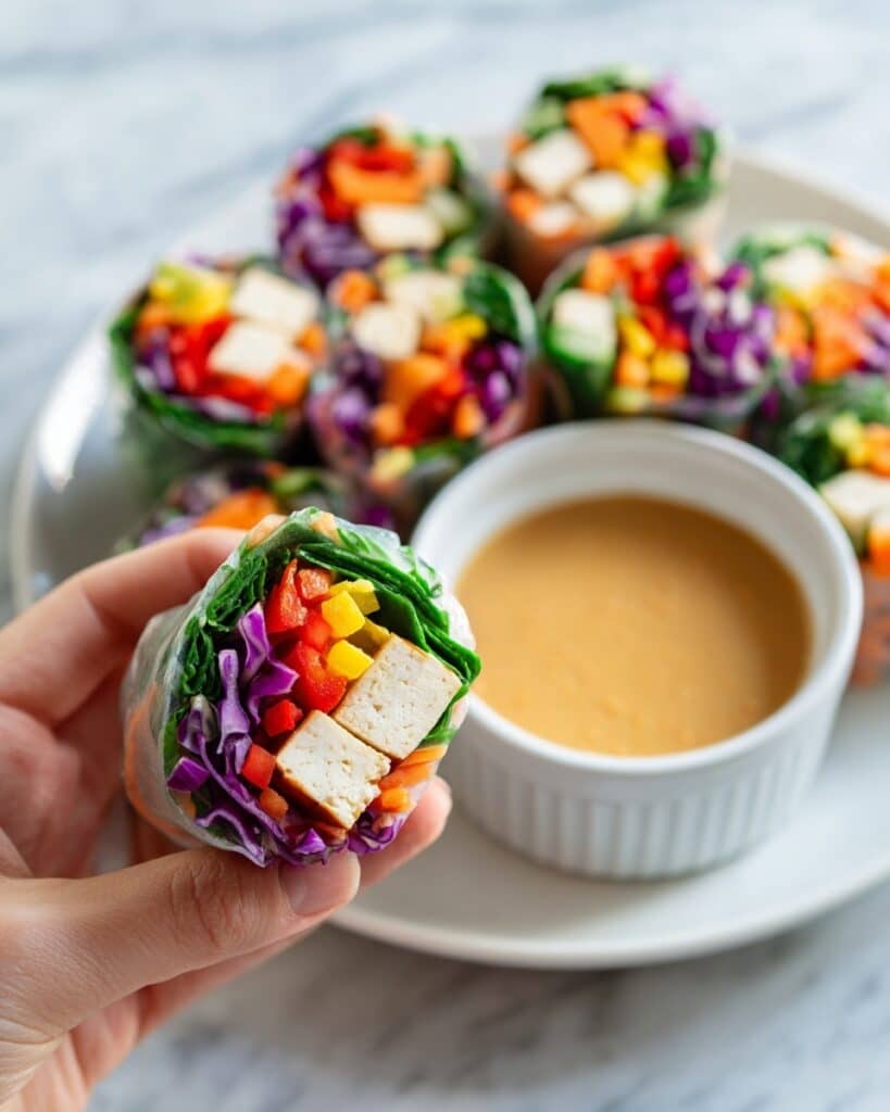 Easy Fresh Vegan Spring Rolls Recipe