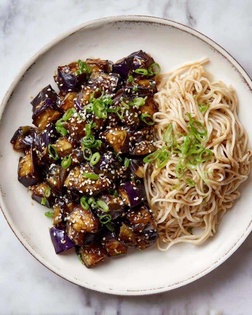 Easy Eggplant Stir Fry with Garlic Sauce Recipe