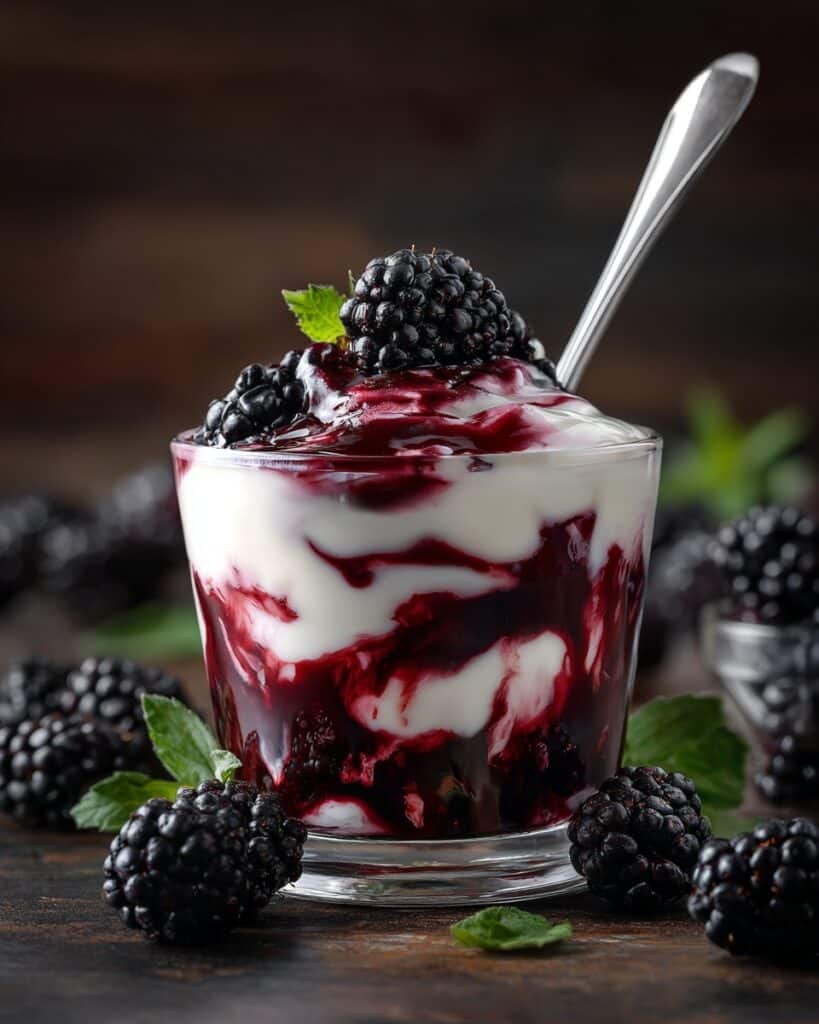 Brandied Blackberry Fool Recipe