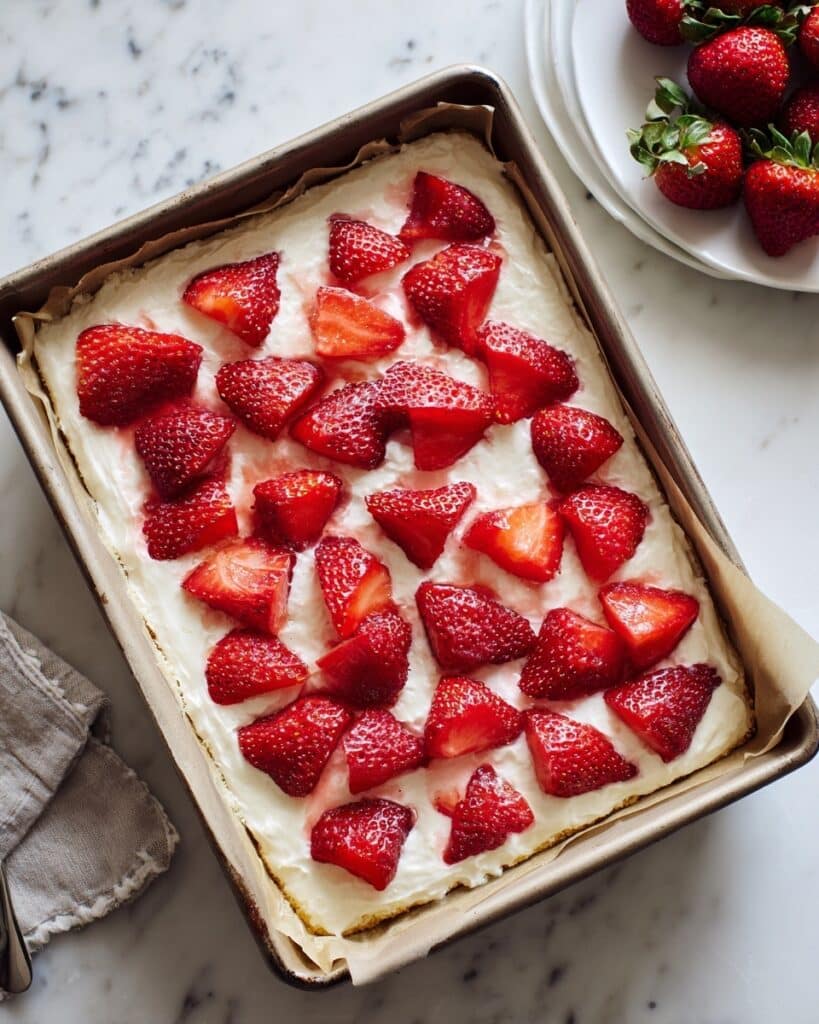 Strawberry Poke Cake Recipe