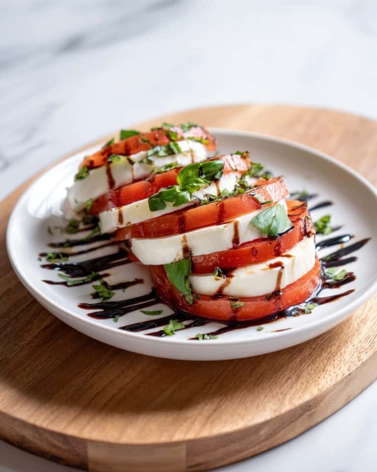 Tomato Caprese Salad with Mozzarella Recipe