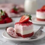 No Bake Mini Strawberry Crunch Cheesecakes for Two Recipe