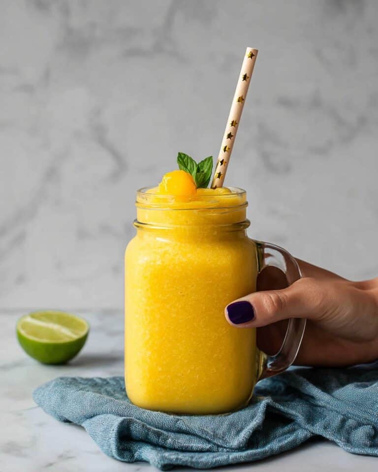 Creamy Mango Smoothie Without Banana Recipe