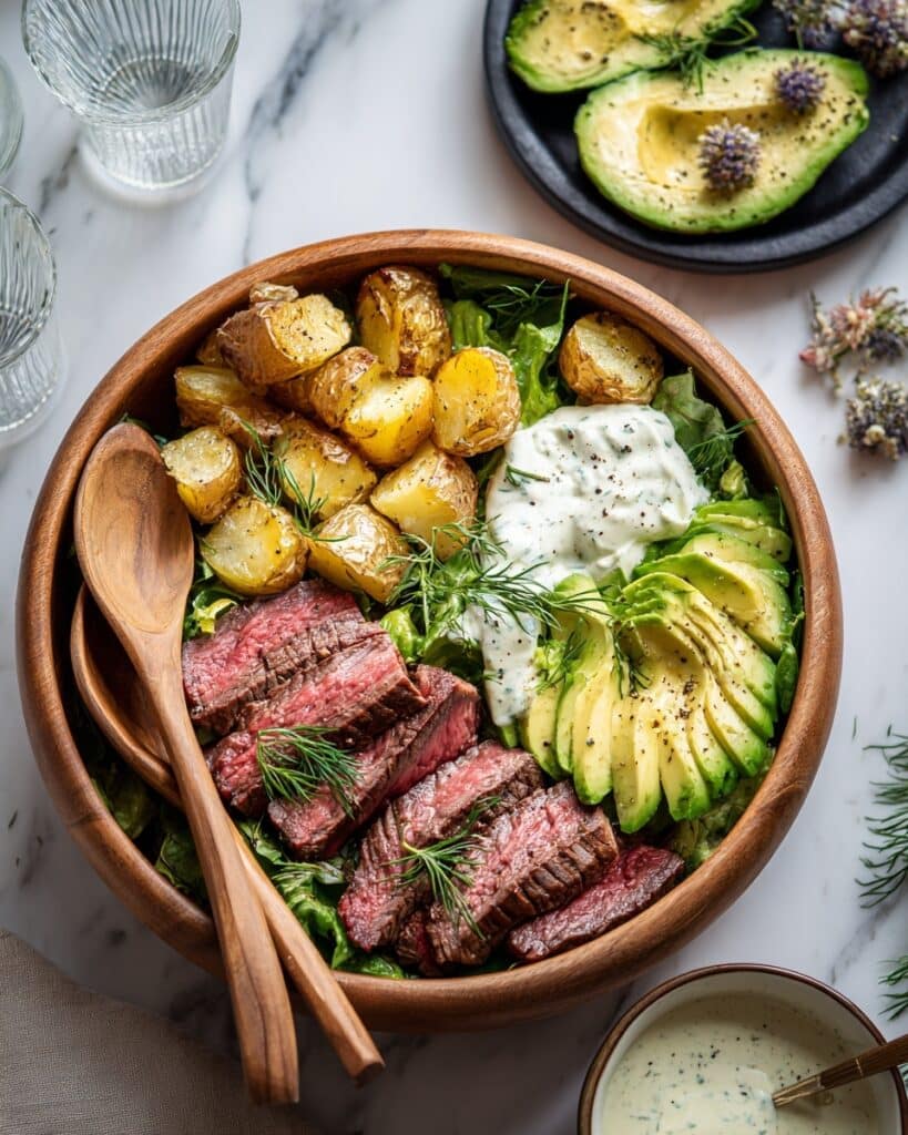 Steak and Potato Salad with Pickled Ranch Recipe