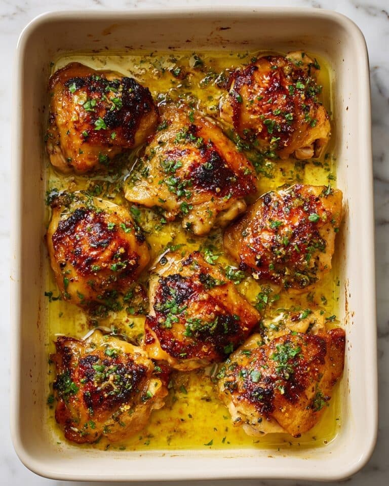 Baked Italian Chicken Thighs Recipe