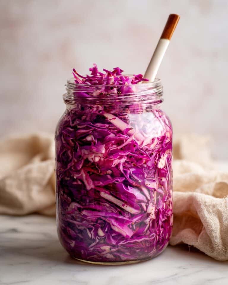 Marinated Red Cabbage Slaw Recipe