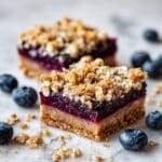 Healthy Blueberry Crumble Bars Recipe