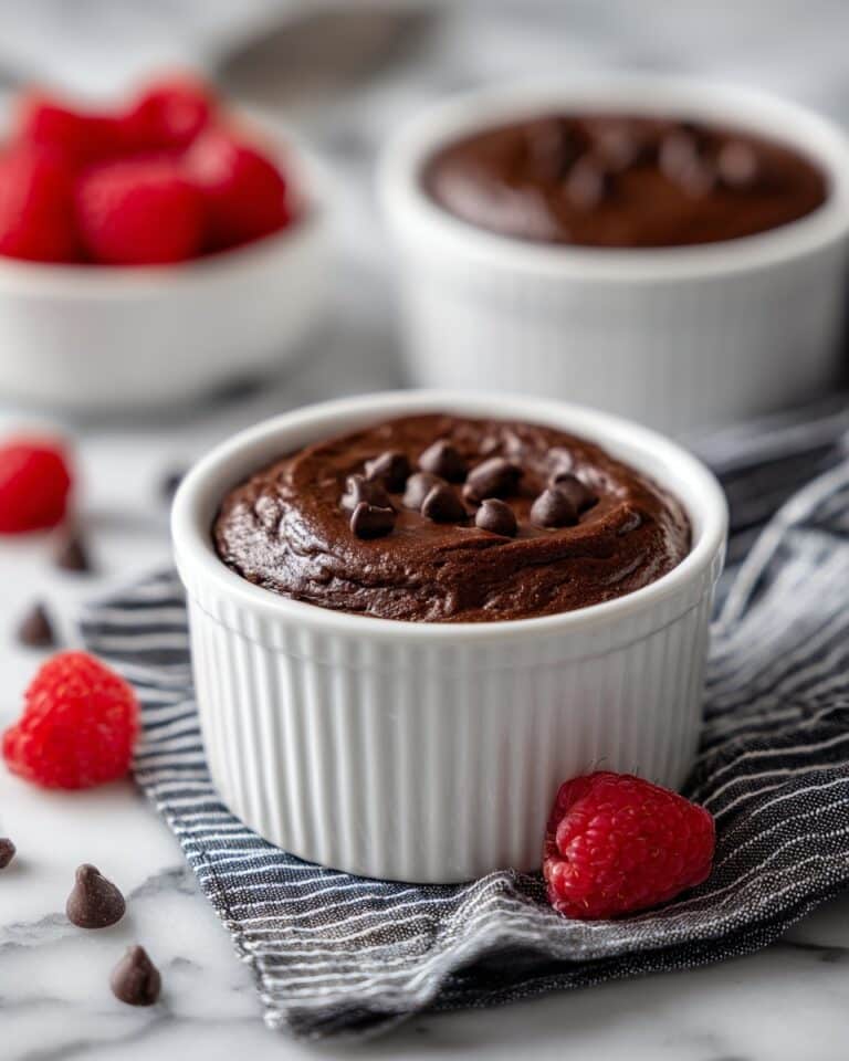 Gooey Chocolate High-Protein Baked Oats with Greek Yogurt Recipe