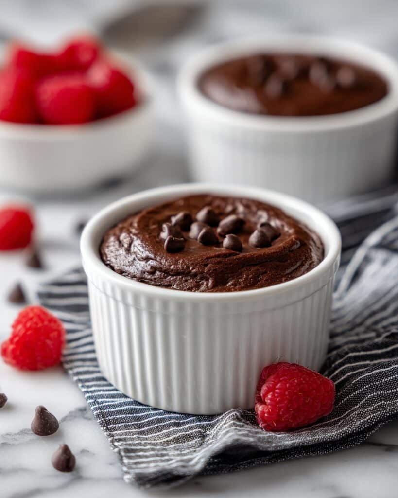 Gooey Chocolate High-Protein Baked Oats with Greek Yogurt Recipe