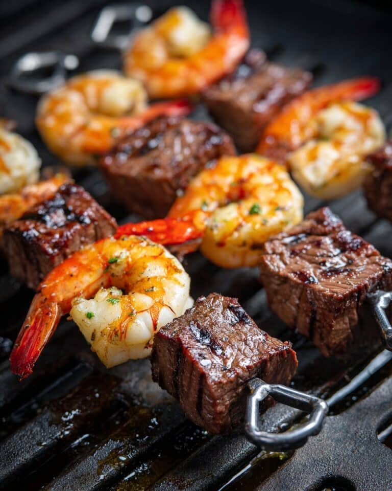 Steak and Shrimp Kabobs Recipe