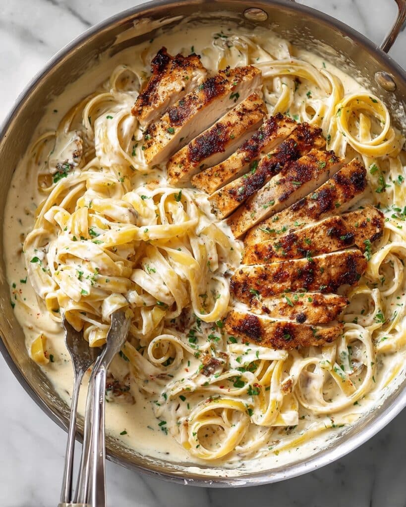 Blackened Chicken Alfredo Recipe