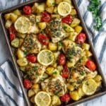 Dump-and-Bake Mediterranean Chicken and Potatoes Recipe