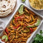 Easy Sheet Pan Chicken Fajitas Recipe