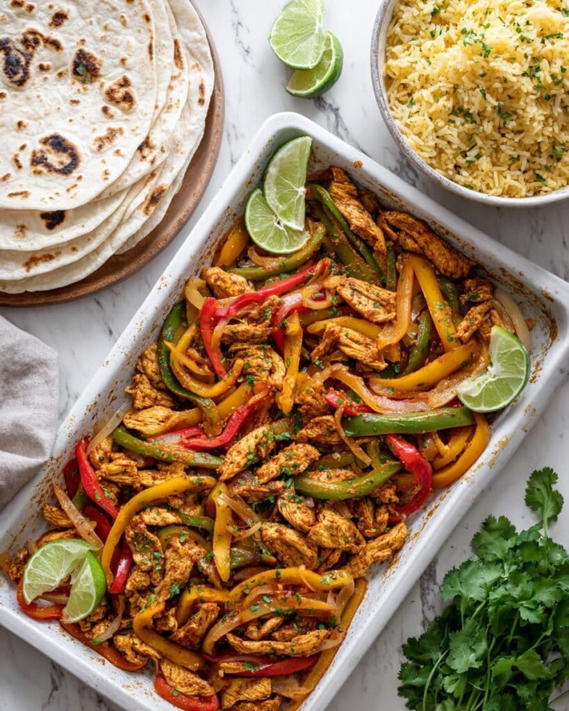 Easy Sheet Pan Chicken Fajitas Recipe