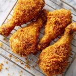 Oven Fried Chicken with Crunchy Bran Coating Recipe