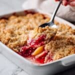 Easy Strawberry Peach Cobbler Recipe