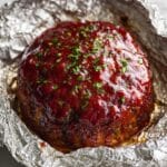 Crockpot Meatloaf with Ketchup Brown Sugar Glaze Recipe