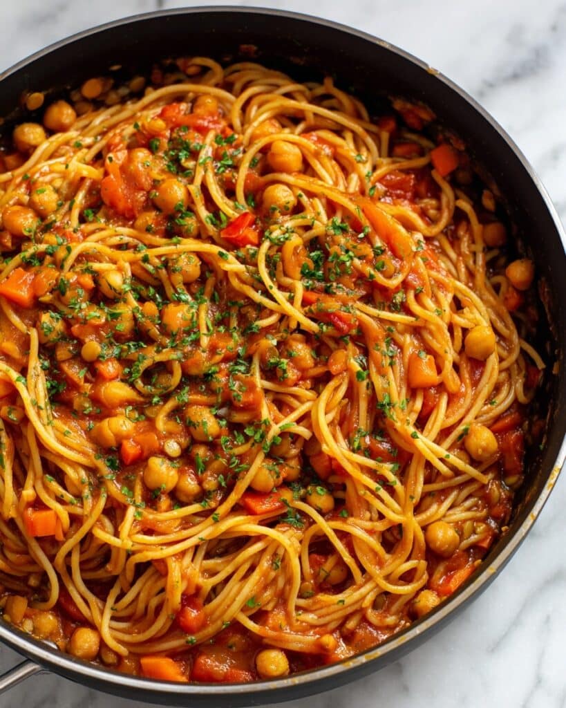 Dirty Spaghetti (Vegan, One Pan, 30 Minutes) Recipe