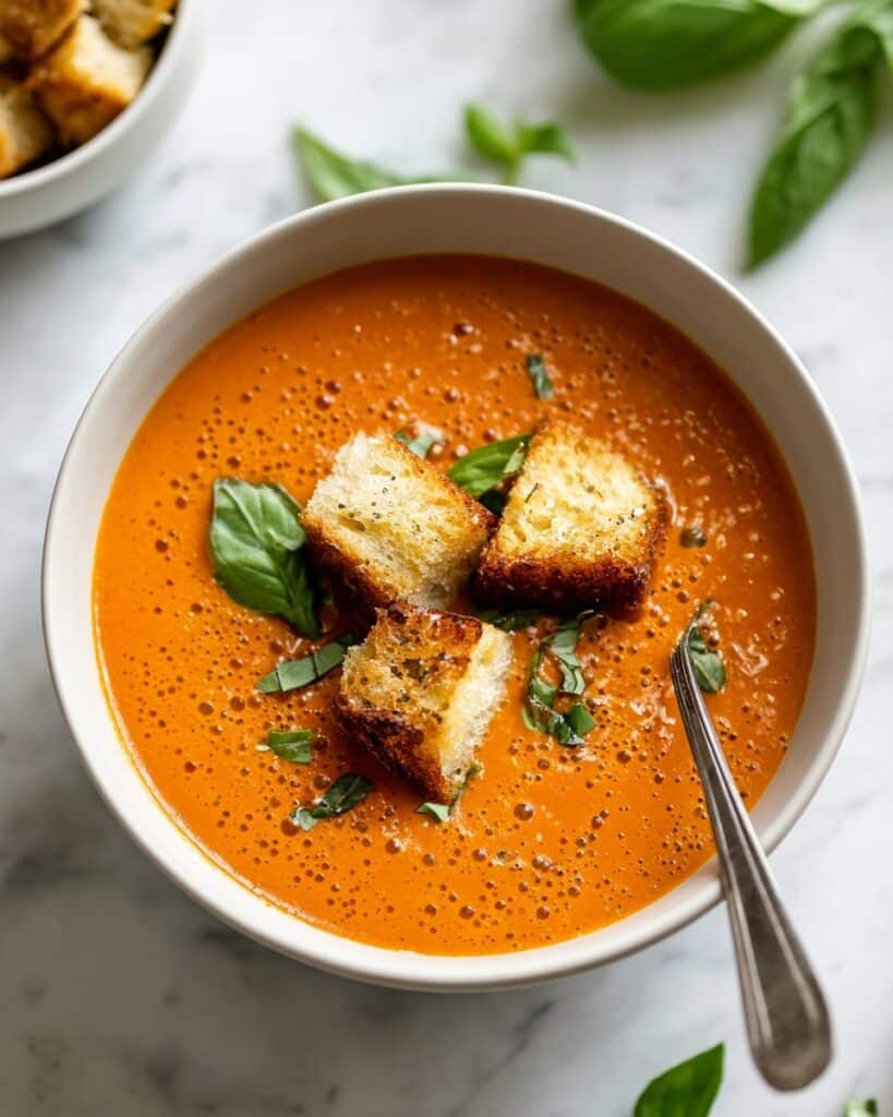 Easy Roasted Cherry Tomato Soup Recipe