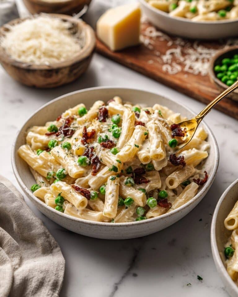 Bacon Pea Pasta Recipe