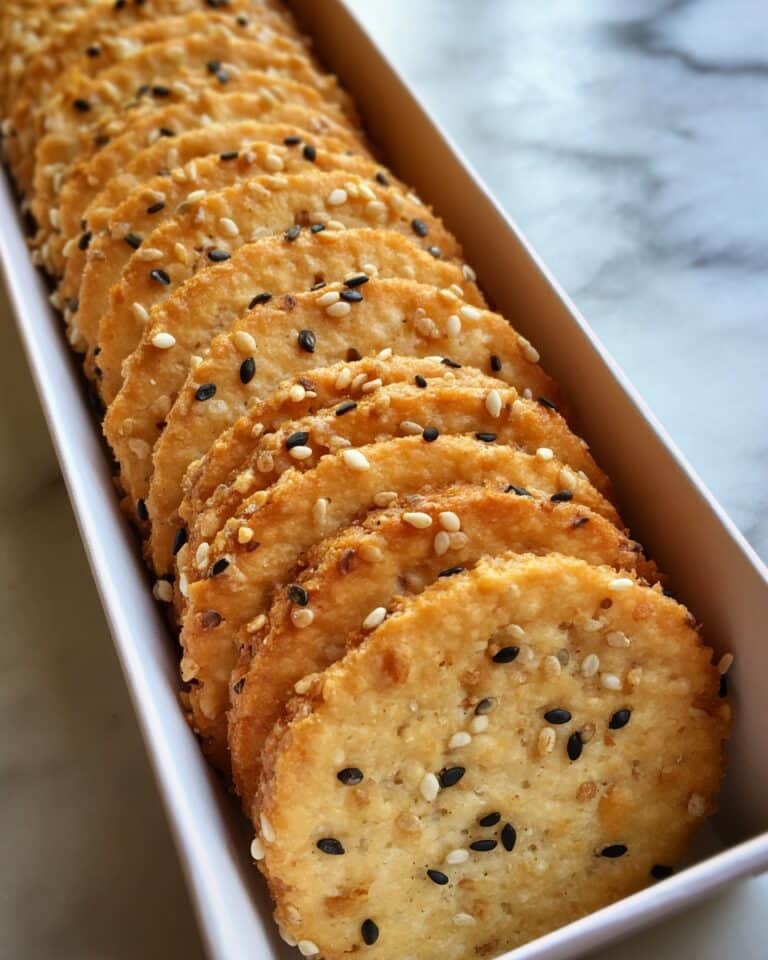 Slice and Bake Cheddar Cheese Coins Recipe