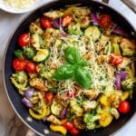 One Pan Pesto Chicken and Veggies Recipe