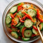 TikTok Viral Cucumber and Bell Pepper Salad Recipe