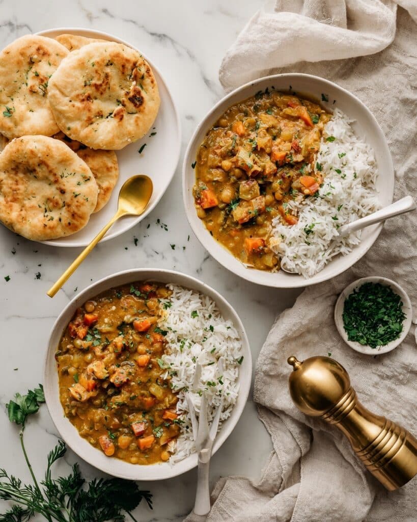 Creamy Eggplant and Zucchini Curry Recipe