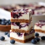 Vegan Blueberry Cheesecake Bars Recipe