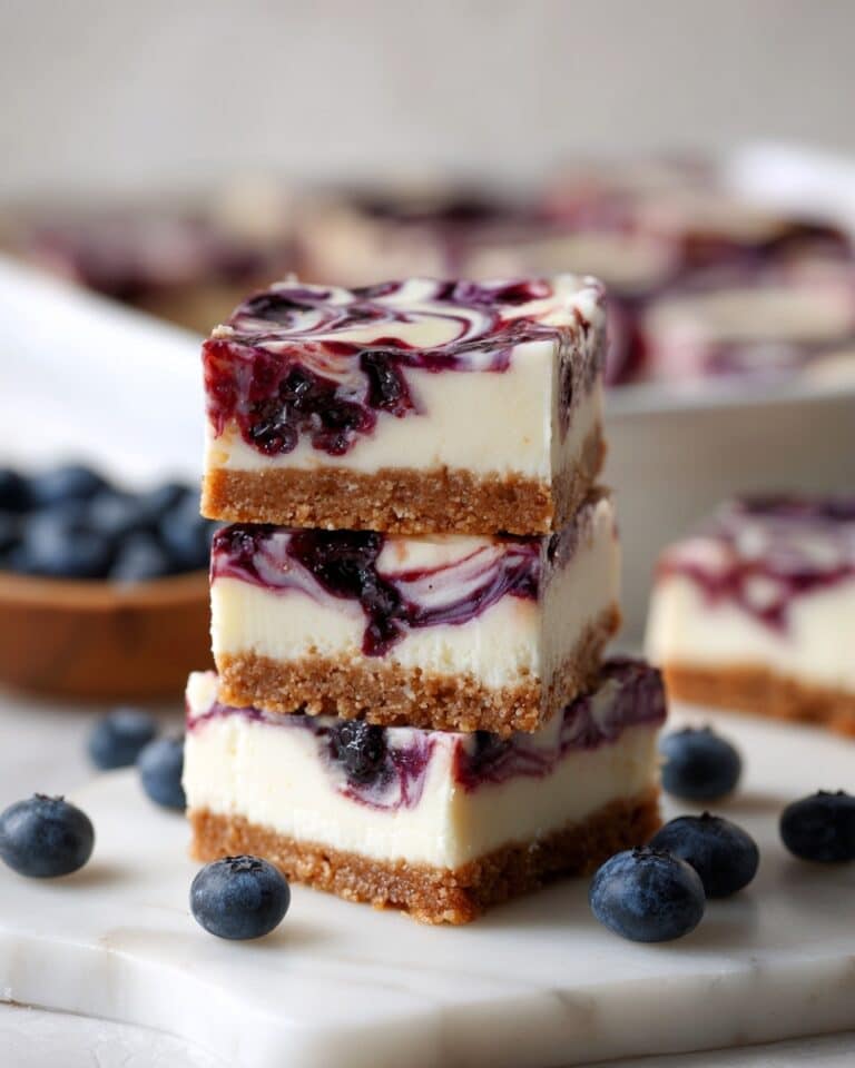 Vegan Blueberry Cheesecake Bars Recipe