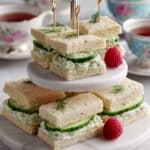 Cucumber Sandwiches with Lemon-Dill Cream Cheese Spread Recipe